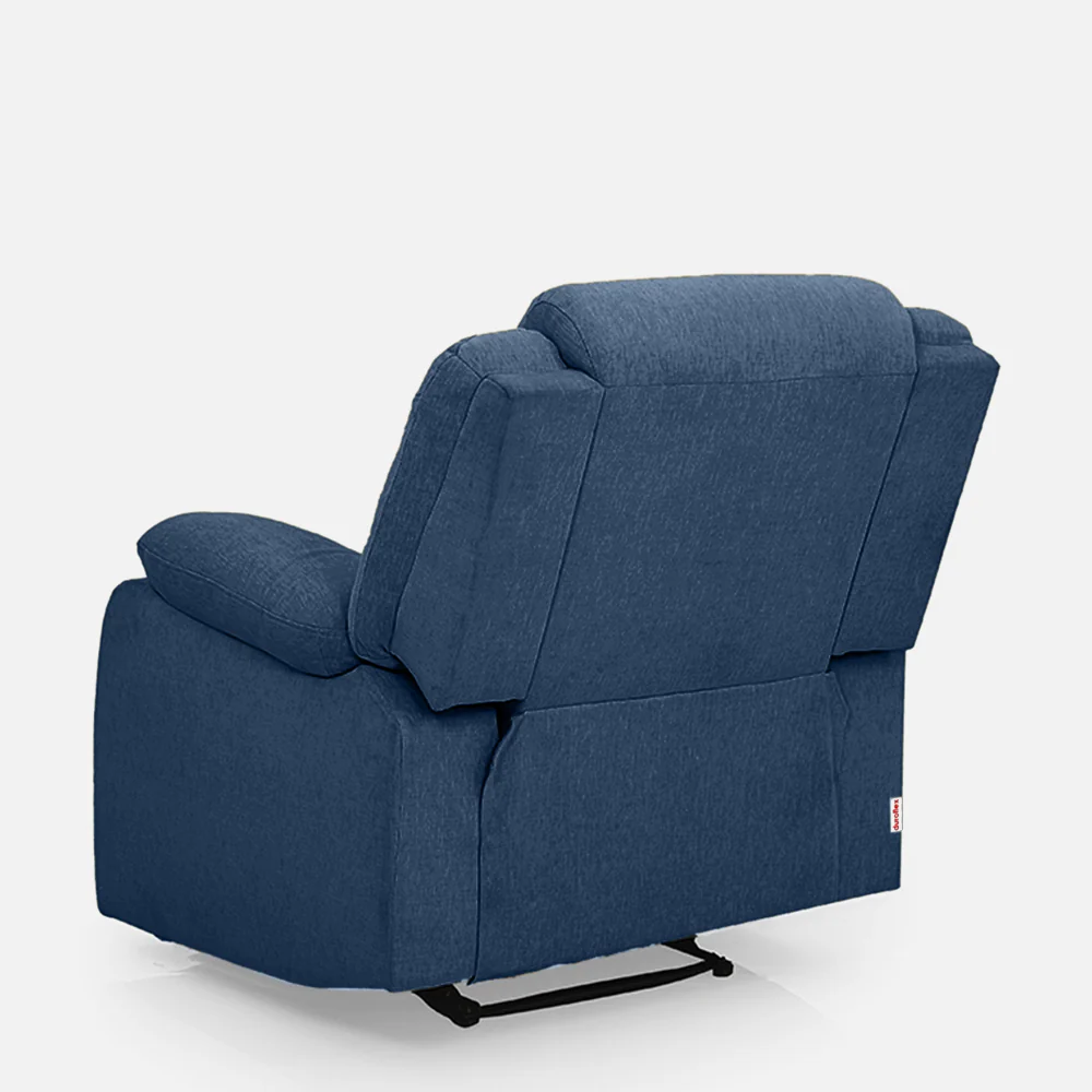 Avalon Blue Fabric Recliner - Image 12