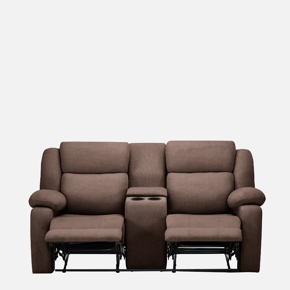 Avalon E Twin Motorized Saddle Brown Recliner - Image 4