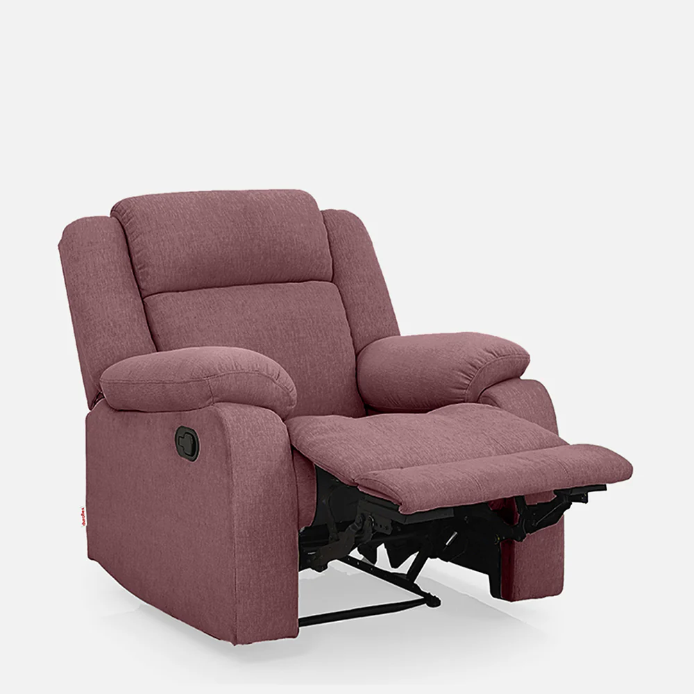 Avalon Pink Fabric Recliner - Image 2