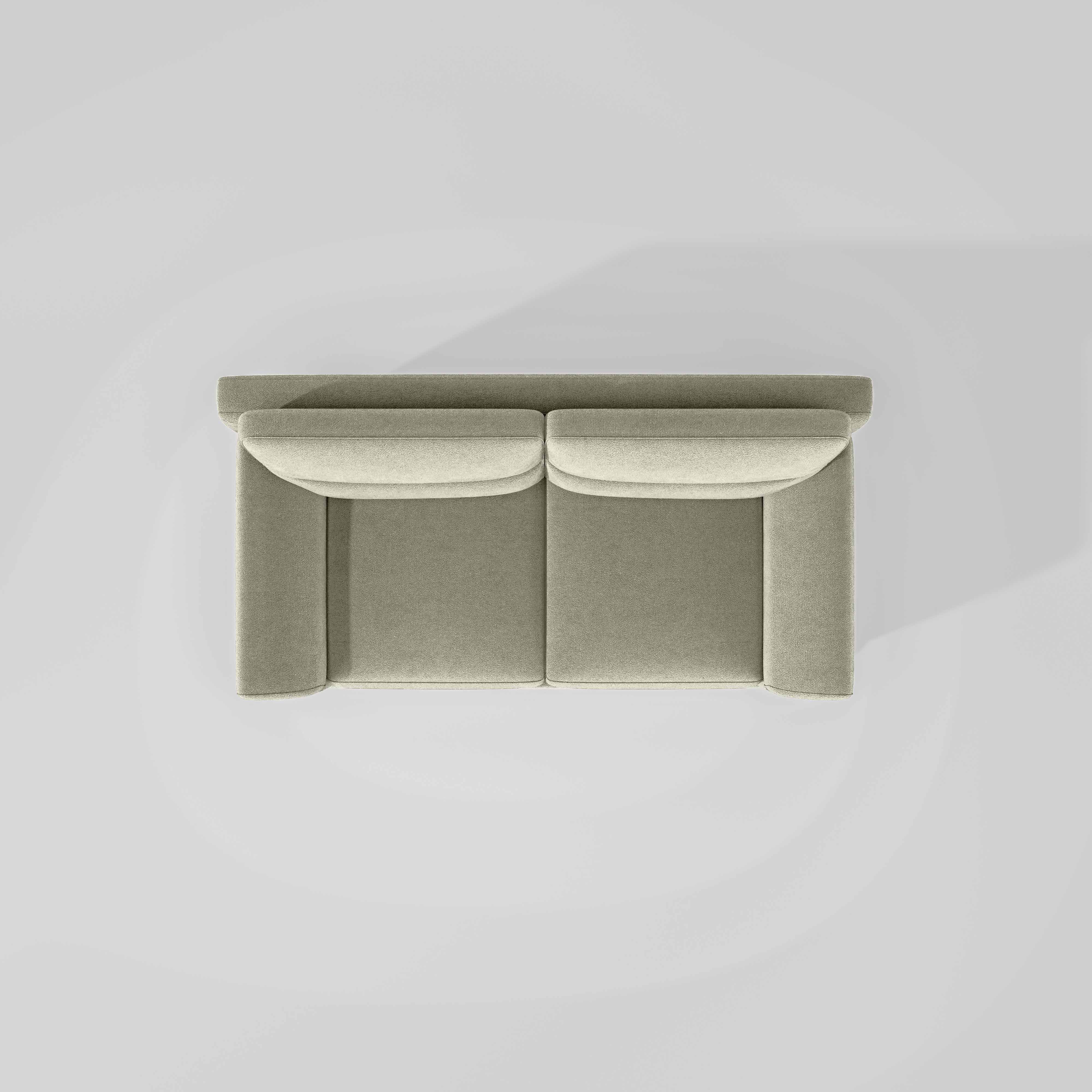 Octave 2 Seater Water & Stain Repellent Fabric - Pistachio shell - Image 6