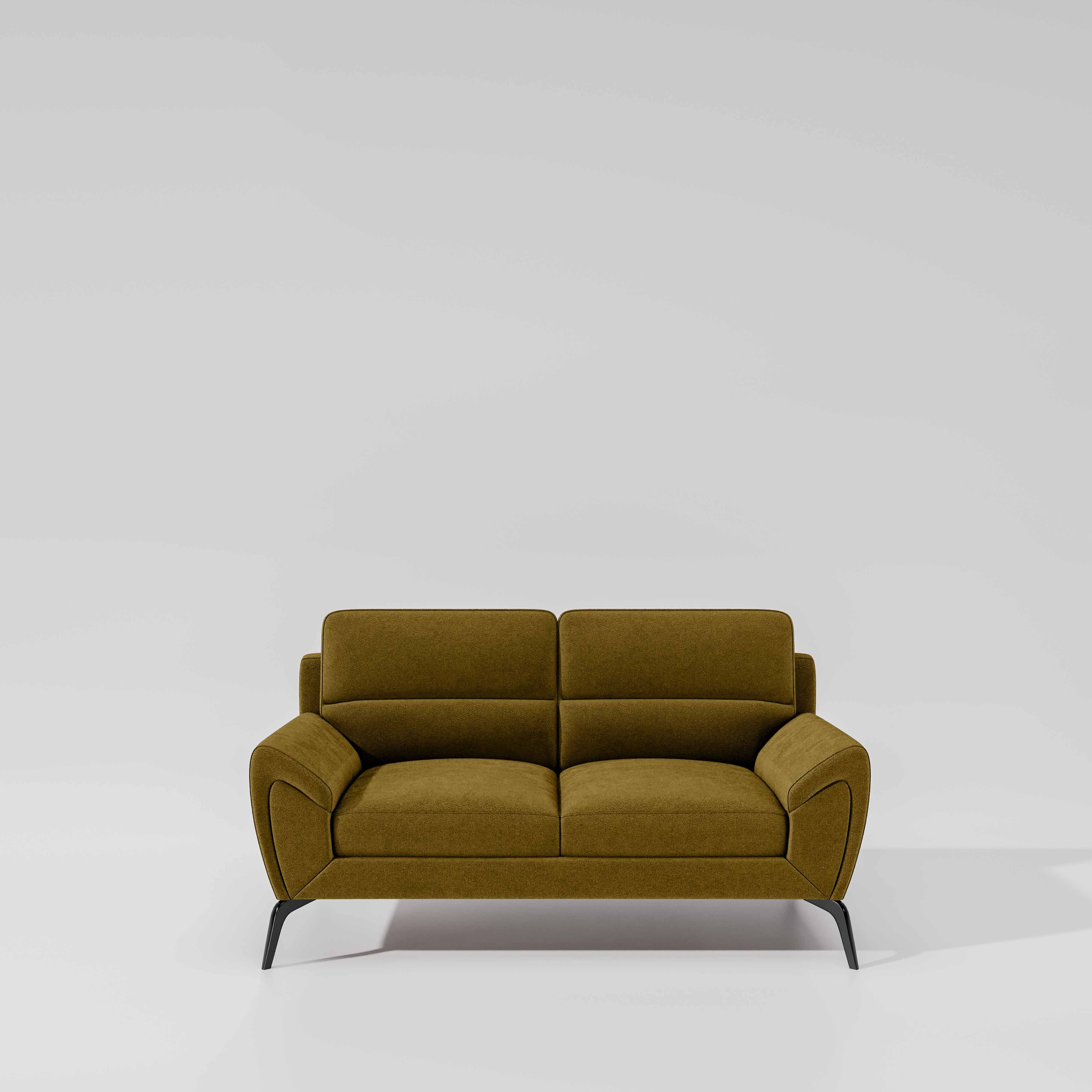 Octave 2 Seater Water & Stain Repellent Fabric - Honey - Image 2