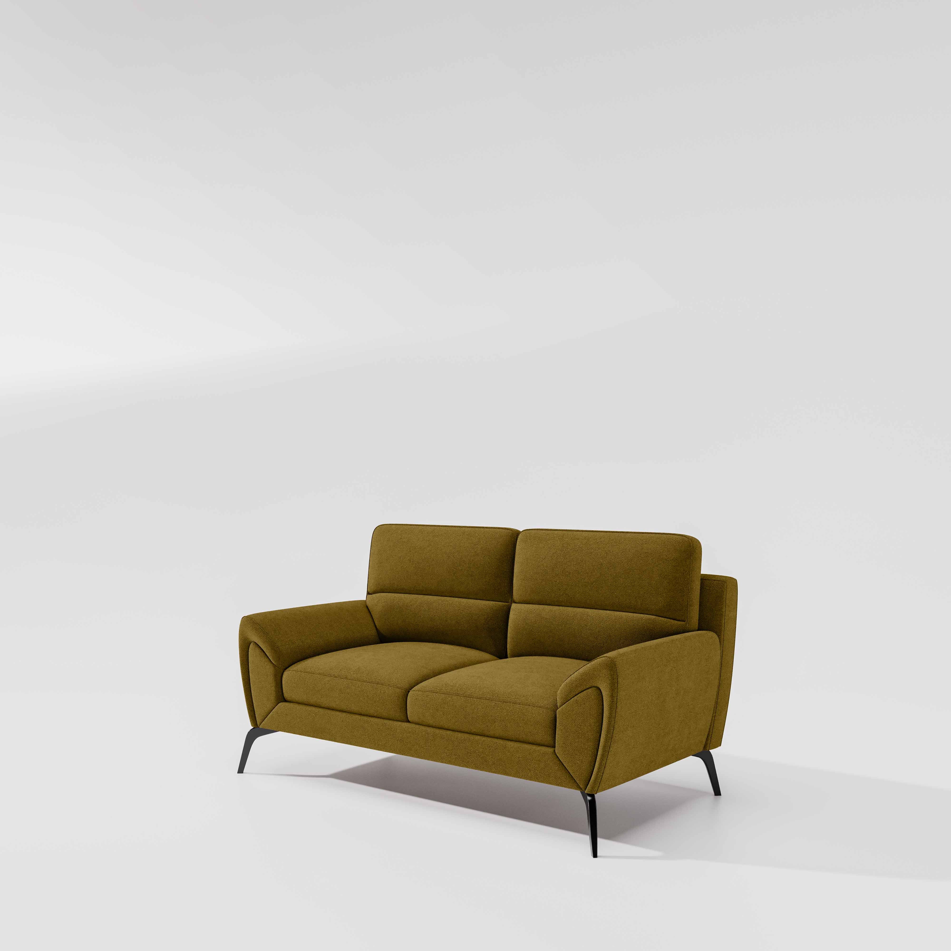 Octave 2 Seater Water & Stain Repellent Fabric - Honey - Image 4