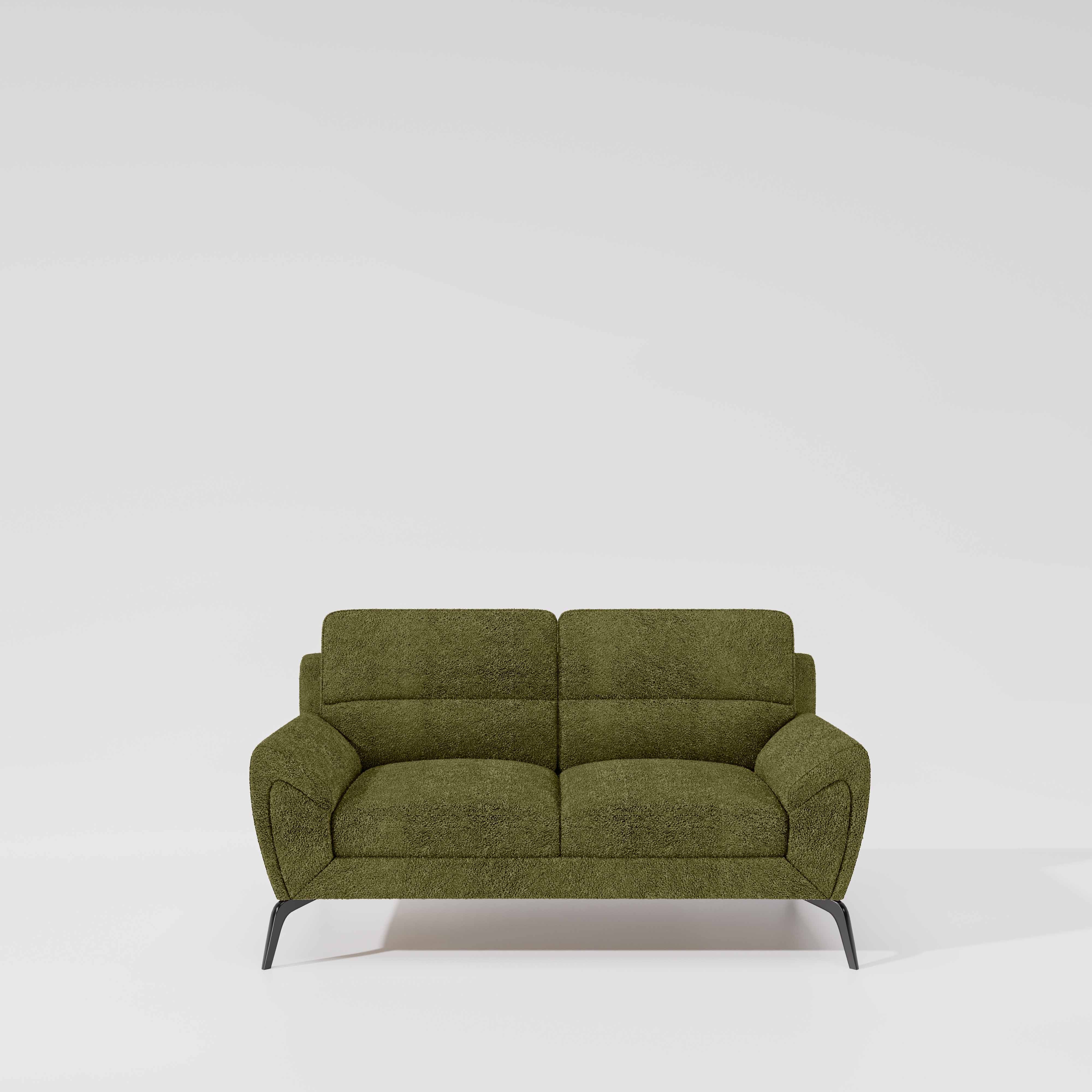 Octave 2 Seater Boucle Fabric - Dried herb - Image 2