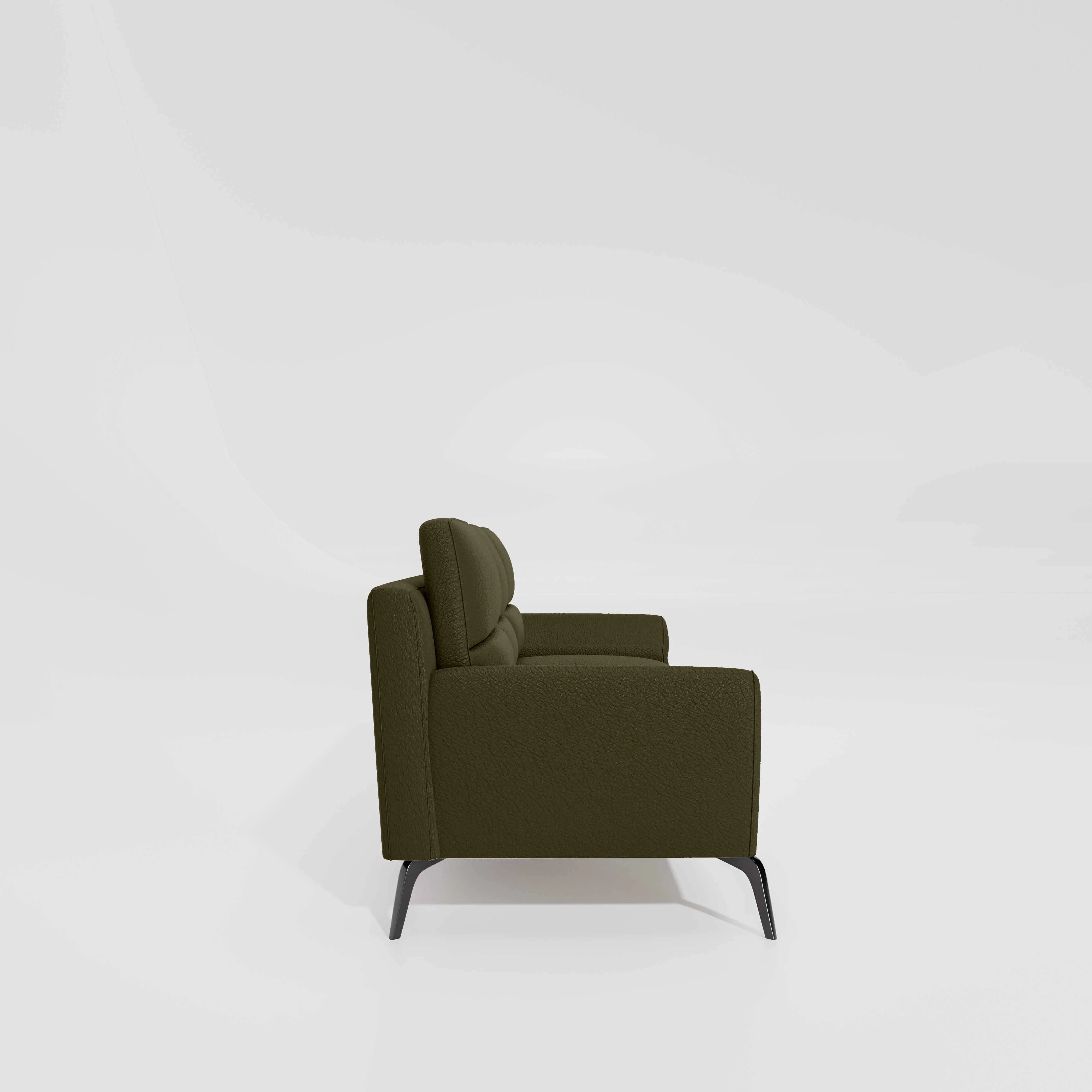 Octave 3 Seater Suede fabric - Avocado - Image 5