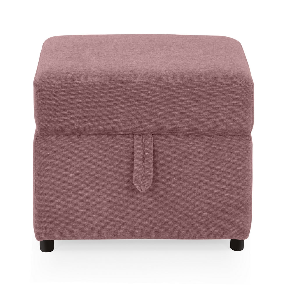Dusky Pink Ottoman - Image 2
