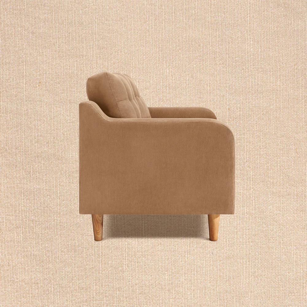 Ease Plus Beige Fabric 2 seater sofa - Image 5