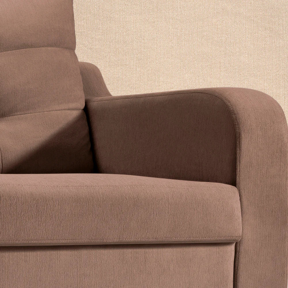 Ease Plus Brown Fabric 1 seater sofa - Image 8