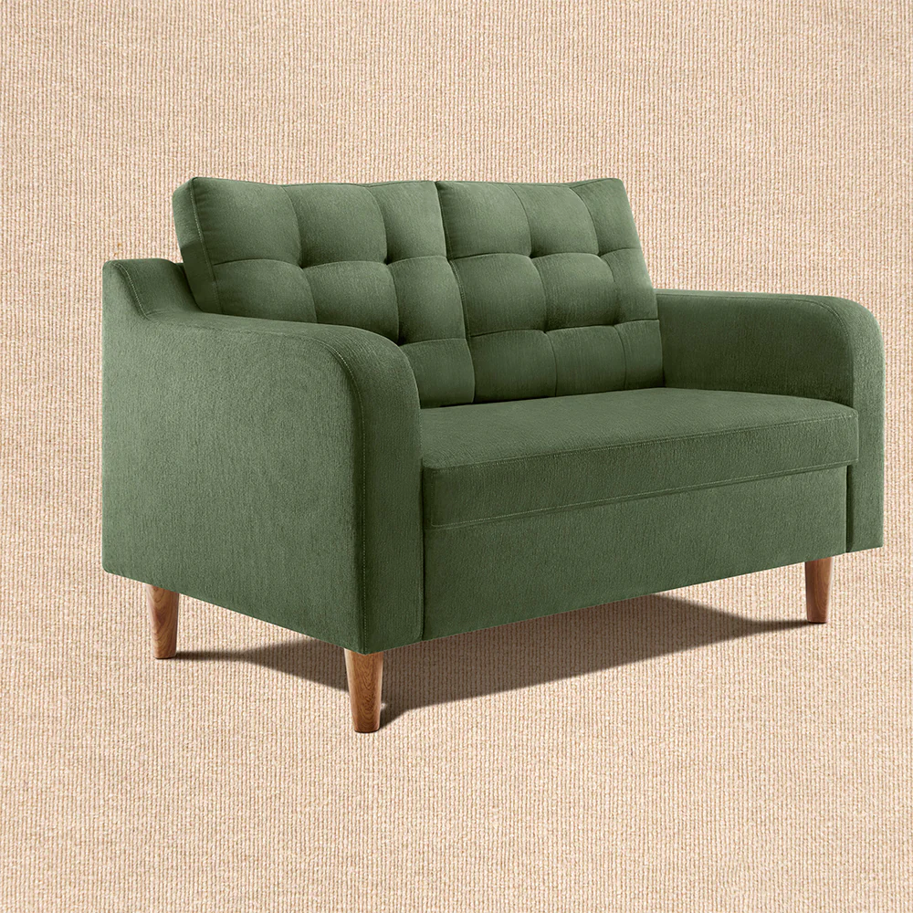 Ease Plus Green Fabric 2 seater sofa - Image 2