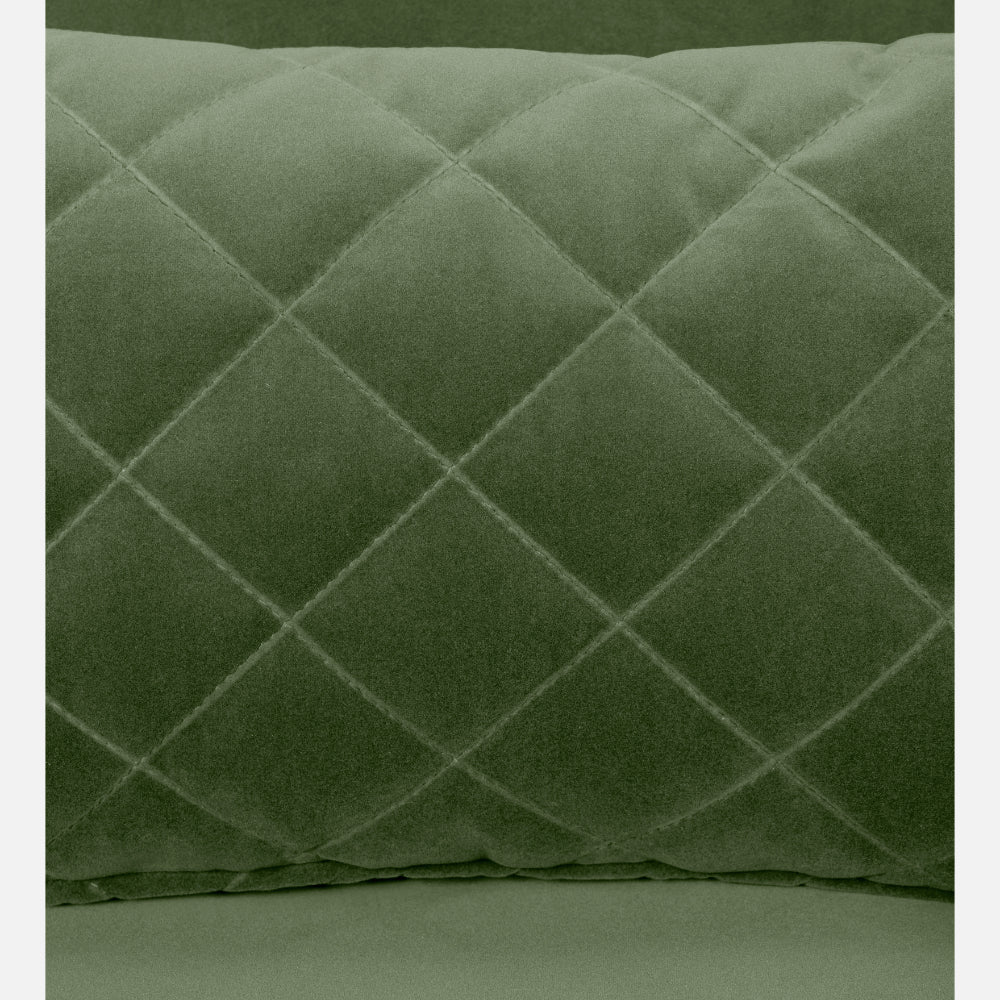 Eden Jade Green Fabric 3 Seater Sofa With Lounger - Image 7