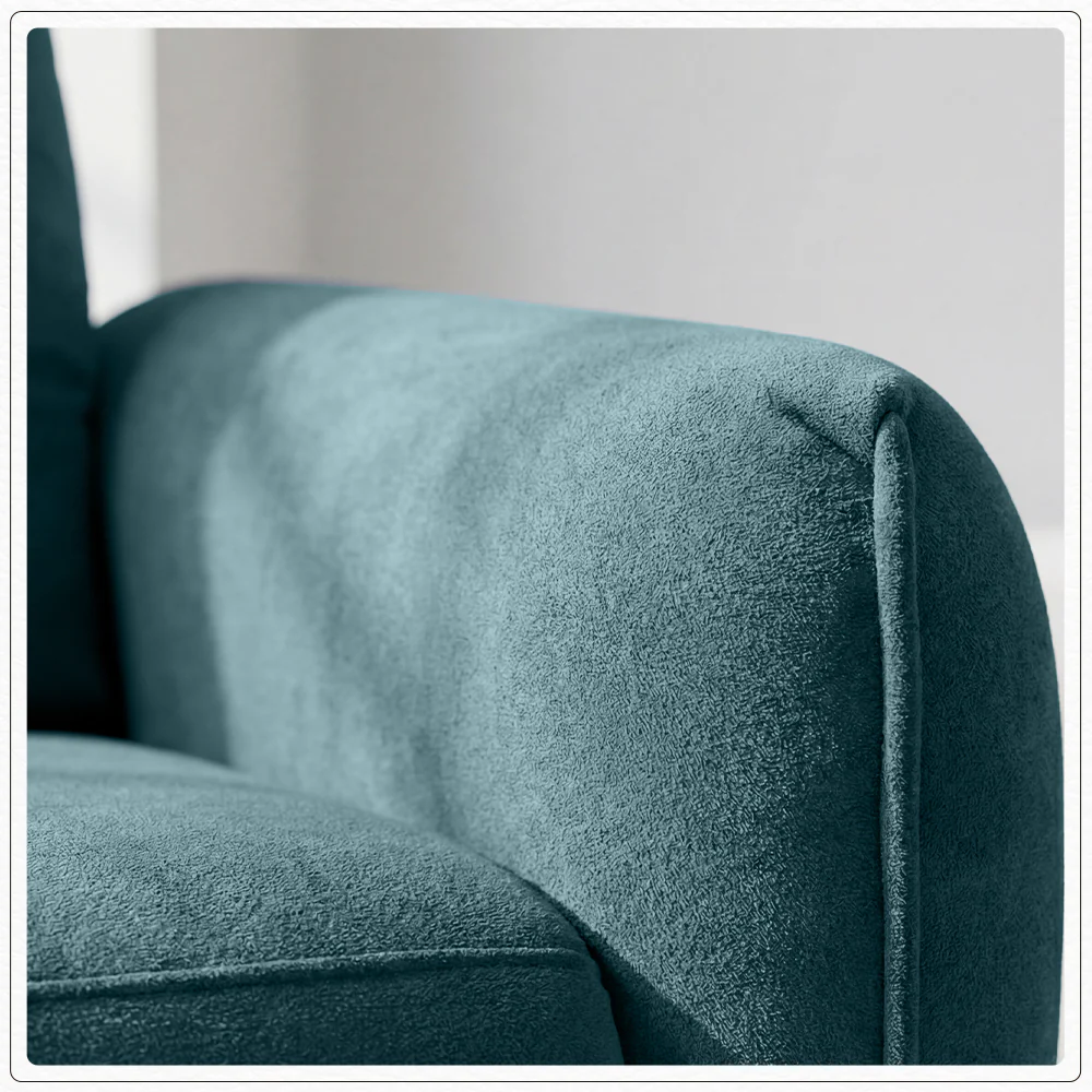 Verve mov.E Blue Fabric 3 Seater Sofa - Image 6