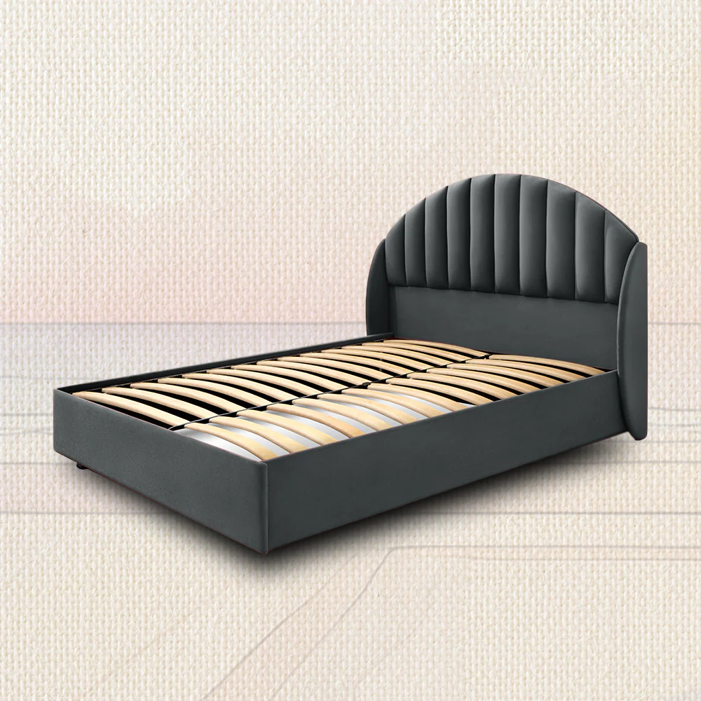 Wave Plus Adjustable Bed Celeste Upholstered Bed (Grey)+ Wave Kinect Propel Mattress 8"(20.3cm) - Image 9