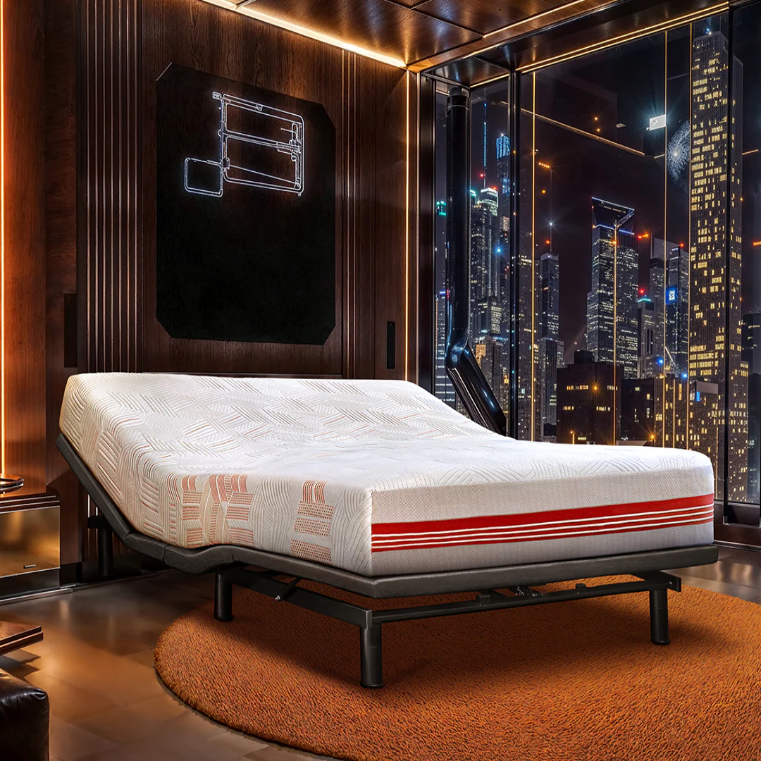 Wave Plus - Adjustable Bed with Livein Duropedic 6" Mattress