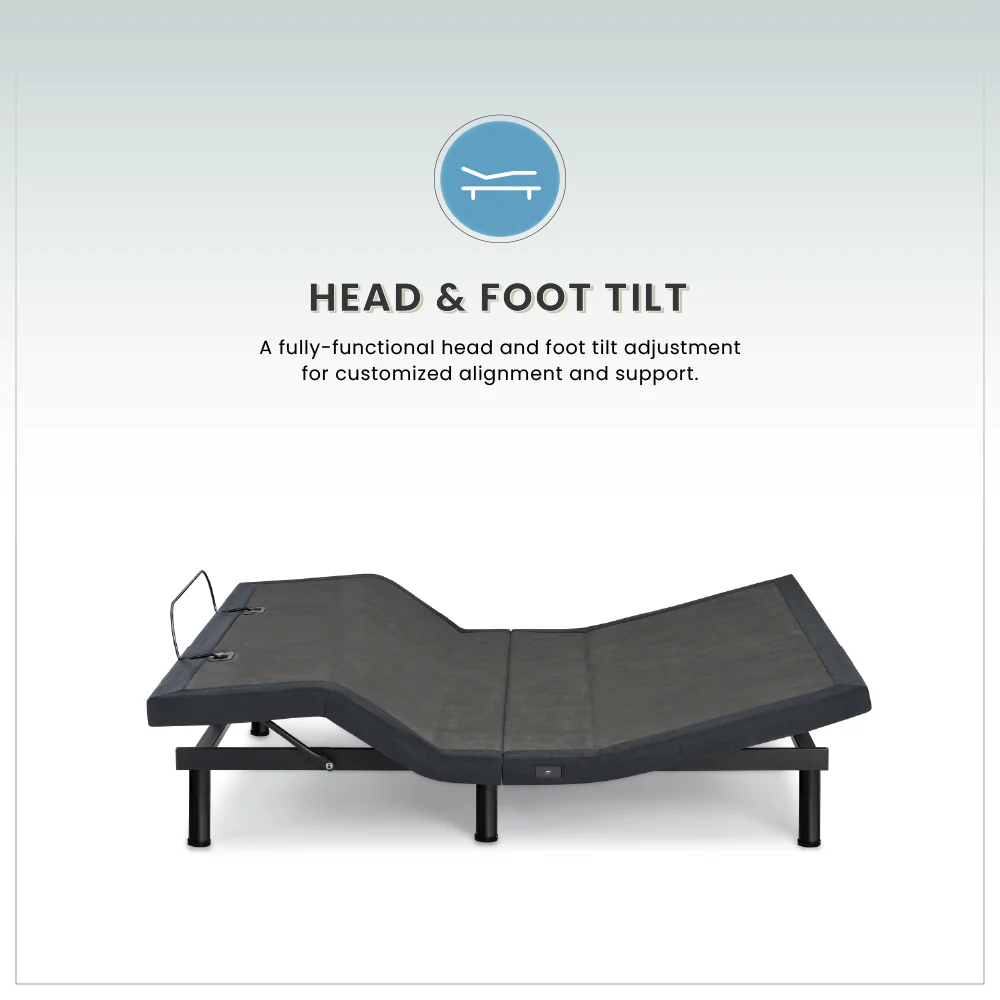 Wave Plus - Adjustable Bed with Livein Duropedic 6" Mattress - Image 7