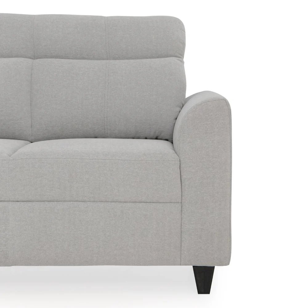 Zivo Plus Cloudy Gray Fabric Sofa Set 3 Seater Sofa - Image 8