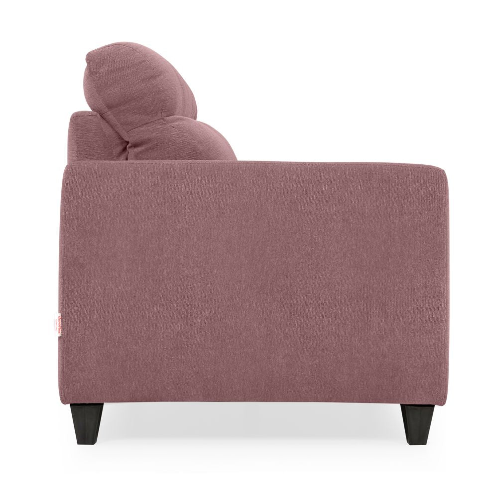 Zivo Plus Dusky Pink Fabric Sofa Set 3 Seater Sofa - Image 9