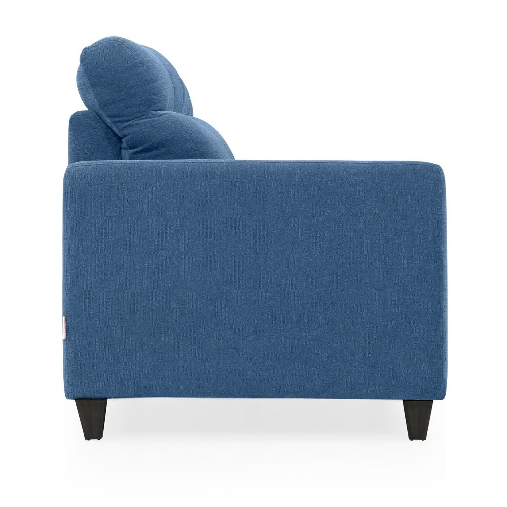 Zivo Plus Twilight Blue Fabric 2 Seater Sofa with Lounger - Image 7