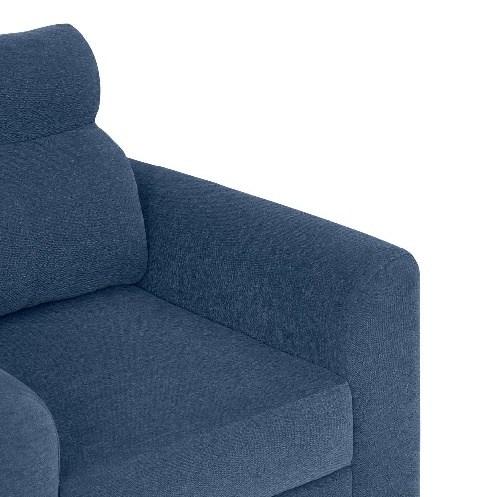 Zivo Plus Twilight Blue Fabric Sofa Set 3 Seater Sofa - Image 5